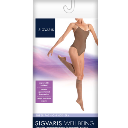 Sigvaris Sheer Fashion Calf C Honey