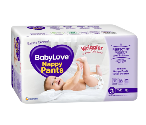 Babylove Nappy Pants Wriggler 38