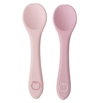 Plum Silicone Spoon Set Powder Pink 2PK