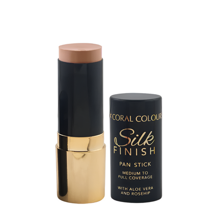 Coral Colours Silk Pan Stick Warm Tan