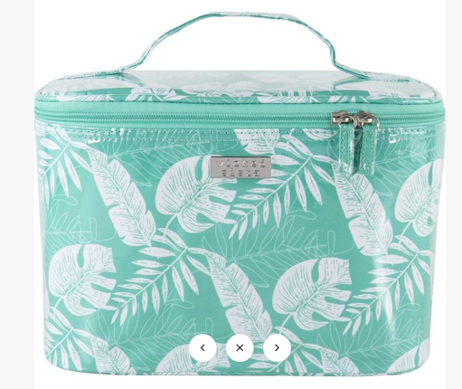 Wicked Sista Fresh Fern Medium Soft A Line Cosmetic Bag