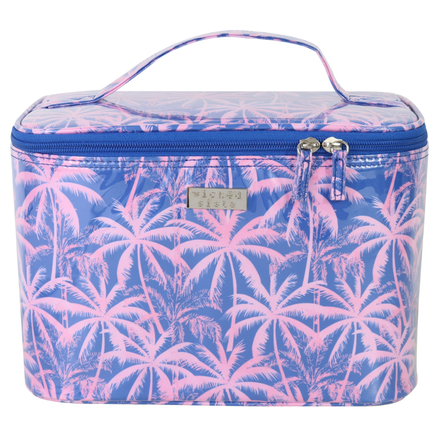 Wicked Sista Bahama Palms Large Beauty Case