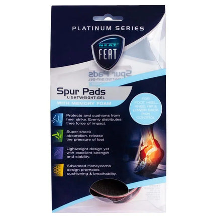 Neat Feat Spur Pads For Heel Pain And Plantar Fasciitis Relief Large