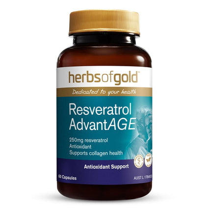 Herbs of Gold Resveratrol Advantage 60 Tablets