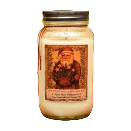 Generic Magical Santa Christmas Candle with Cinnamon Scent 45 Hour Burn Time