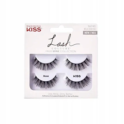 Kiss Lash Couture Faux Mink Collection False Lashes Muse U