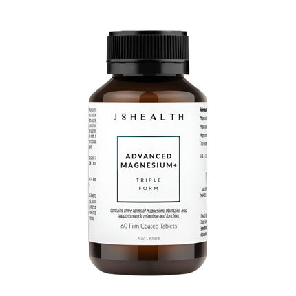 JSHEALTH Advanced Magnesium+ 60 Tabs - OhYouLuckyDuck.com.au