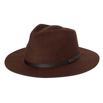 Kooringal Universal Wide Brim Fedora - Goodwin Rust L