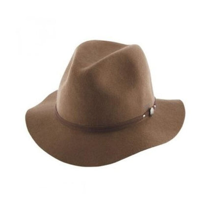 Kooringal Ladies Felt Mid Brim Tan Small Wool Hat