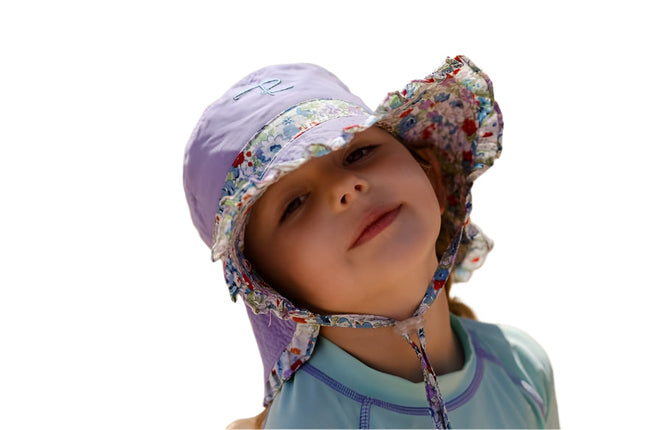 Radicool Microfibre Reversible Wide Brim Lilac Infant