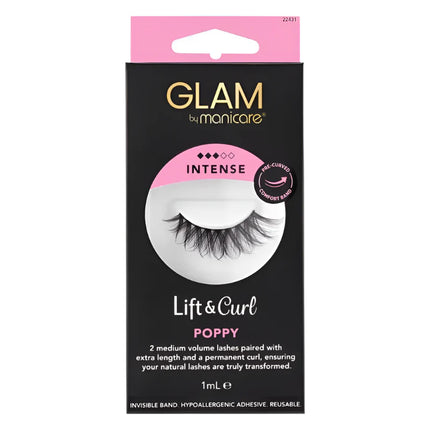 Manicare Glam Lift & Curl Poppy Lashes Intense Luxe