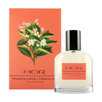 MOR Botanicals Eau De Parfum Orange Blossom + Tobacco Leaf 50mL