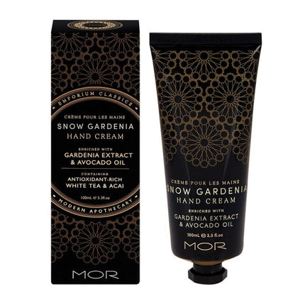 MOR Snow Gardenia Emporium Classics Hand Cream 100ml - OhYouLuckyDuck.com.au