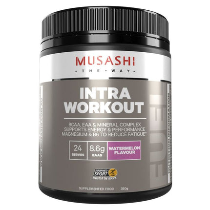 Musashi Intra Workout Watermelon 350g - OhYouLuckyDuck.com.au