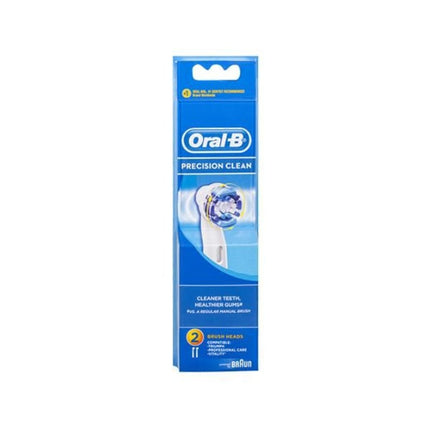 Oral B Precision Clean Replacement Toothbrush Heads 2 Pack