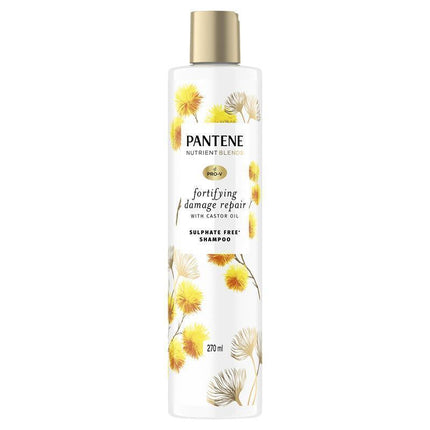 Pantene Pro V Nutrient Blends Sulphate Free Fortifying Damager Repair Shampoo 270ML