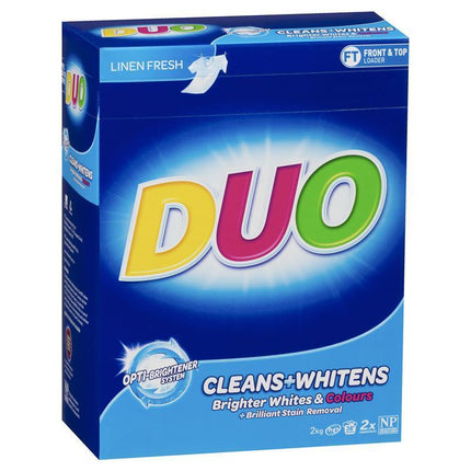 Duo Laundry Powder Linen Fresh 2kg
