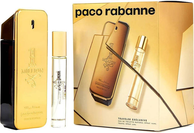 Paco Rabanne One Million EDT 100ML And Travel Spray Gift Set