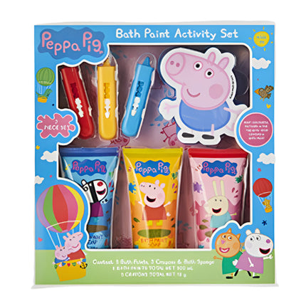 Peppa Pig Bath Paint Activity Set 7 Piece Set