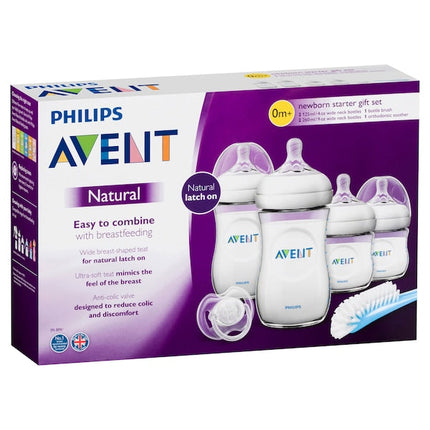 Philips Avent Natural Newborn Feeding Baby Bottles Starter Set