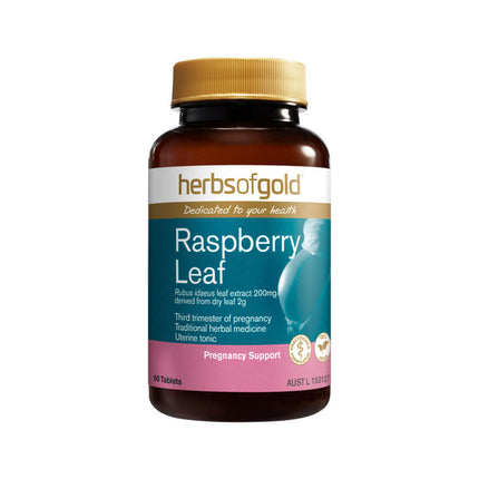 Herbs of Gold Raspberry Leaf 60 Tablets