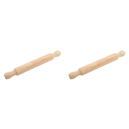 Wiltshire Wooden Non Stick Baking Rolling Pin 2 Pack