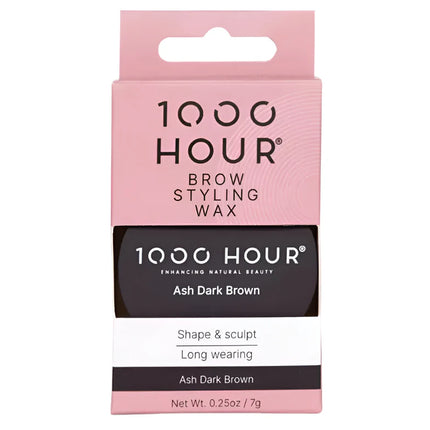 1000Hour Brow Styling Wax Ash Dark Brown