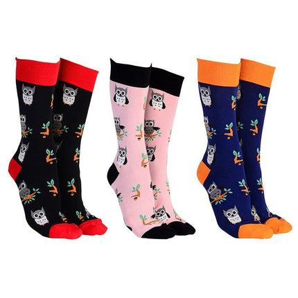 Sock Society Owl Novelty Crew Socks