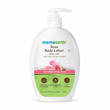 Mamaearth Rose Body Lotion 400ml - OhYouLuckyDuck.com.au