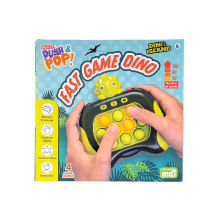 Dino Island Push and Pop Game Sensory Fidget Toy