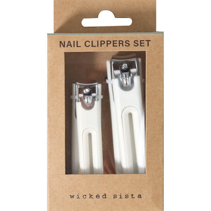 Wicked Sista 2 Pack Stainless Steel Nail Clippers