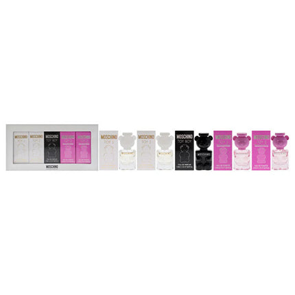 Moschino Miniature Collection Set by Moschino for Unisex - 5 Pc Mini Gift Set
