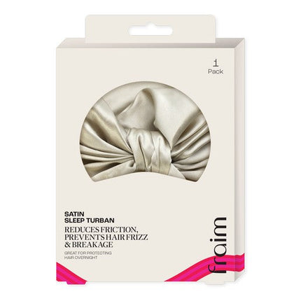 Fraim Satin Sleep Turban 1 Pack Assorted