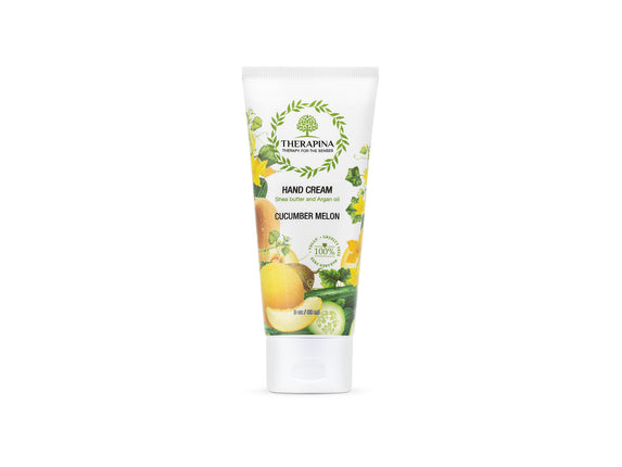 Therapina Cucumber Hand Cream for Dry Hands Soothing and Hydrating Formula 75G