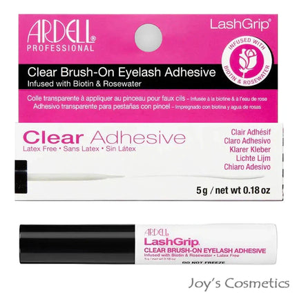 Ardell Lashgrip Clear Brush On Eyelash Adhesive With Biotin And Rosewater