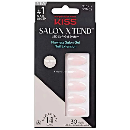Kiss Salon Xtend Gel Nail Extension Press On Nails Gloria