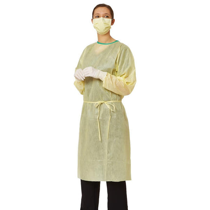 Bastion Isolation Gown Yellow AAMI Level 2 Universal Size