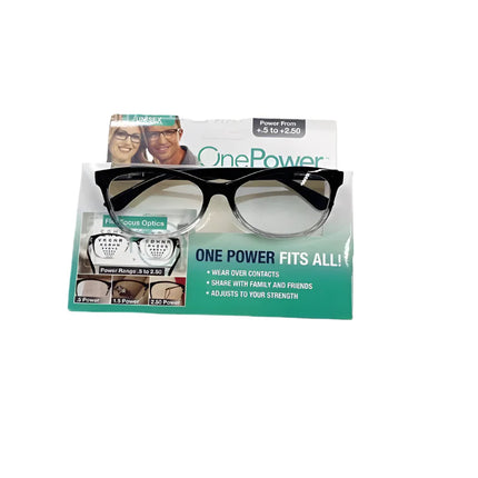 One Power Auto Focus Reading Glasses 0.5-2.5 Tool