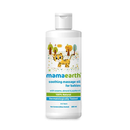 Mamaearth Massage Oil For Babies 200ml - OhYouLuckyDuck.com.au