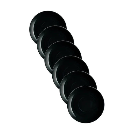 Luminarc Dinnerware Diwali Dinner Plate Black 25x2CM Set of 6