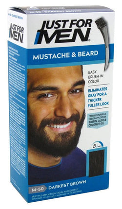 Just For Men Mustache Beard Darkest Brown M50