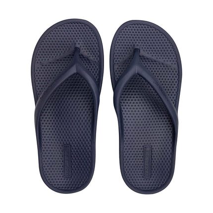 Archline Rebound Orthotic Arch Support Thongs Navy Size 36