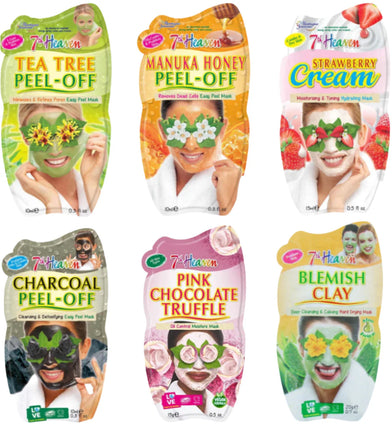 7th Heaven Face Masks Assorted 6PK