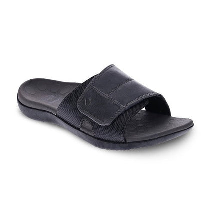 Scholl Mens Cable Slipper Black Size 10