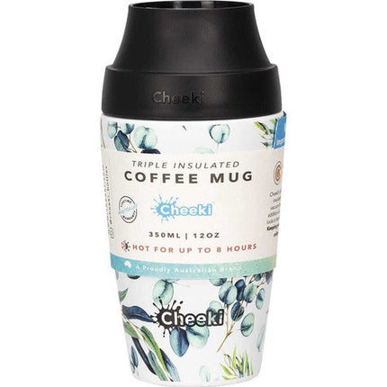 Cheeki Insulated Coffee Mug 3D Watercolour 350mL