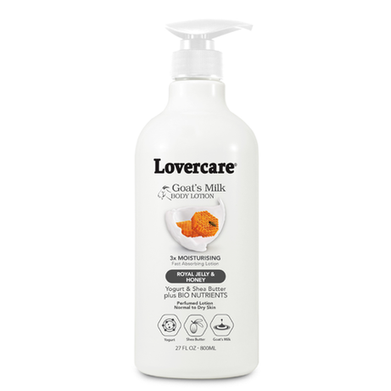 Lovercare Goat Milk Body Lotion Royal Jelly And Honey 800ML