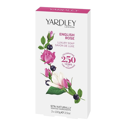 Yardley English Rose Luxury Soap 3PC