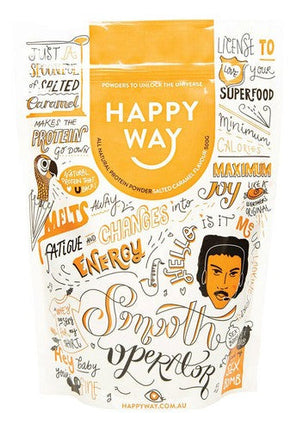 Happy Way Whey Protein Powder Salted Caramel 500G