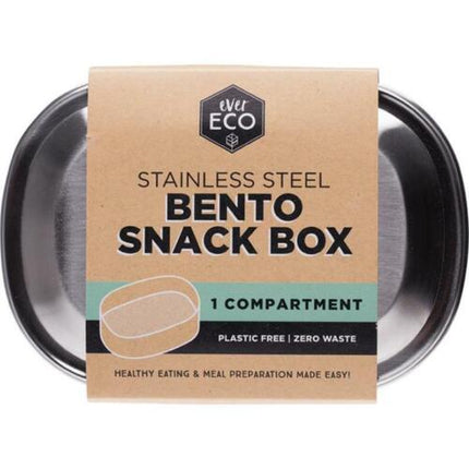 Ever Eco Stainless Steel Bento Snack Box 1 Compartment