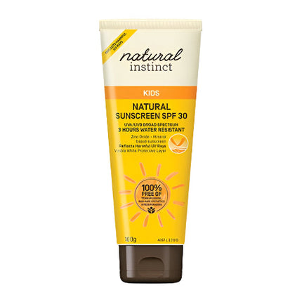 Natural Instinct Kids Natural Sunscreen Spf 30 100G